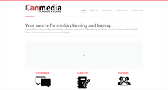 Desktop Screenshot of canmedia.com